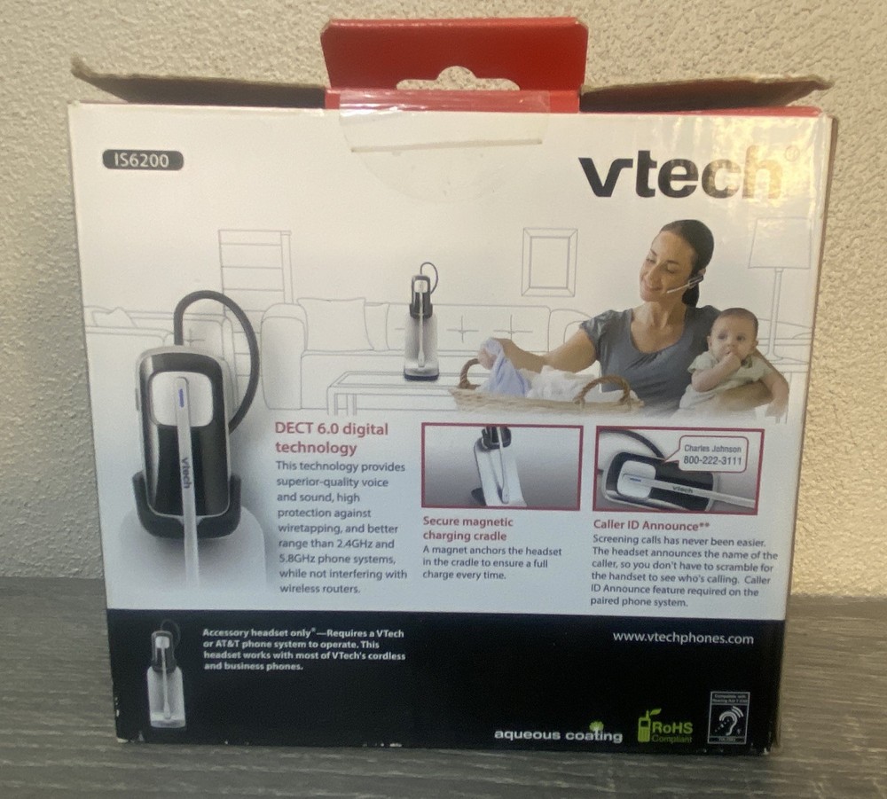 Vtech DECT 6.0 Accessory Cordless Headset IS6200