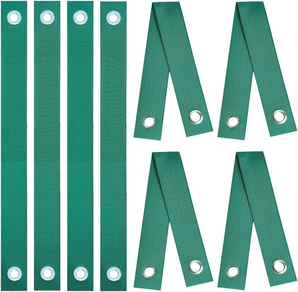 Green Tree Support Straps - 8 Pack for Storm Protection & Stability