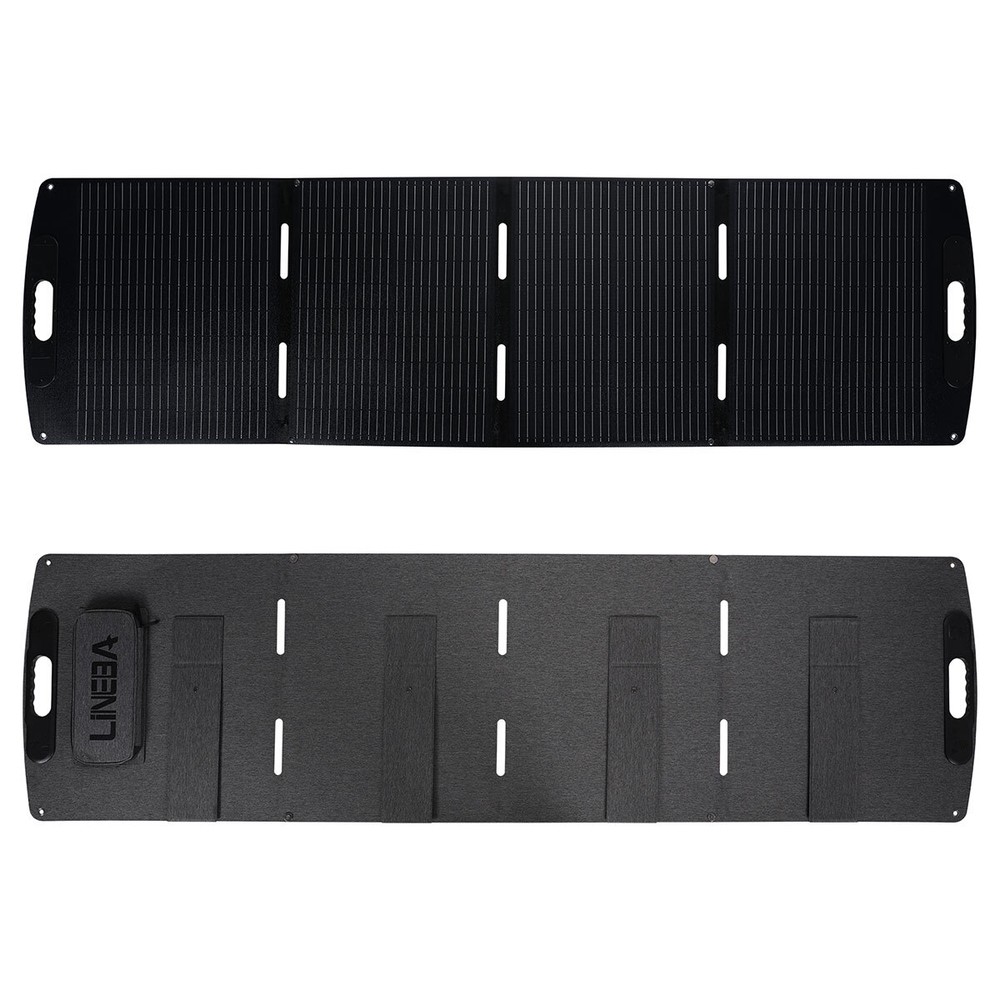 200W Portable Foldable Solar Panel Kit USB/USB-C/DC Camper Backup Power Station