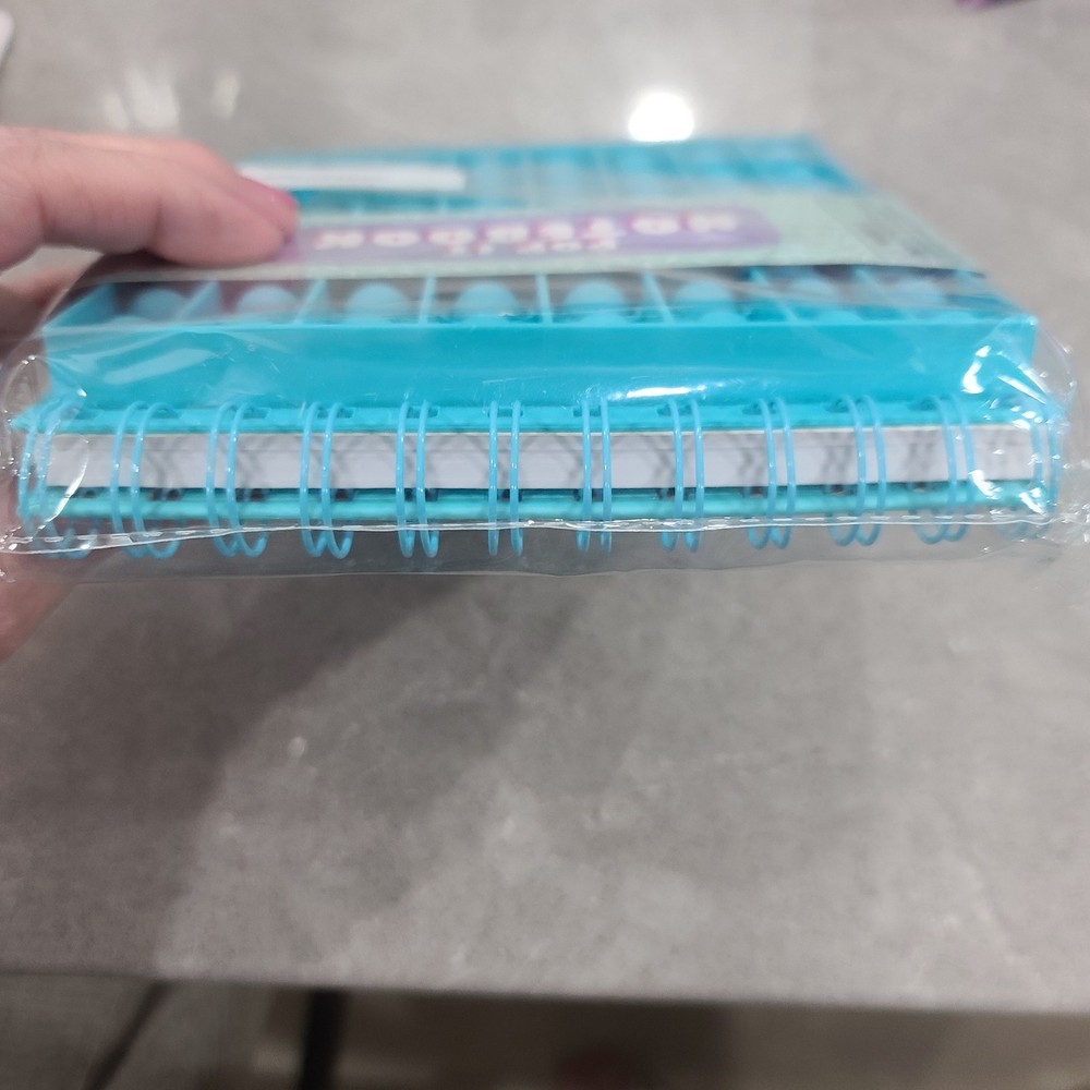 Pop It Notebook Fidget Toy Blue 80 Lined Pages