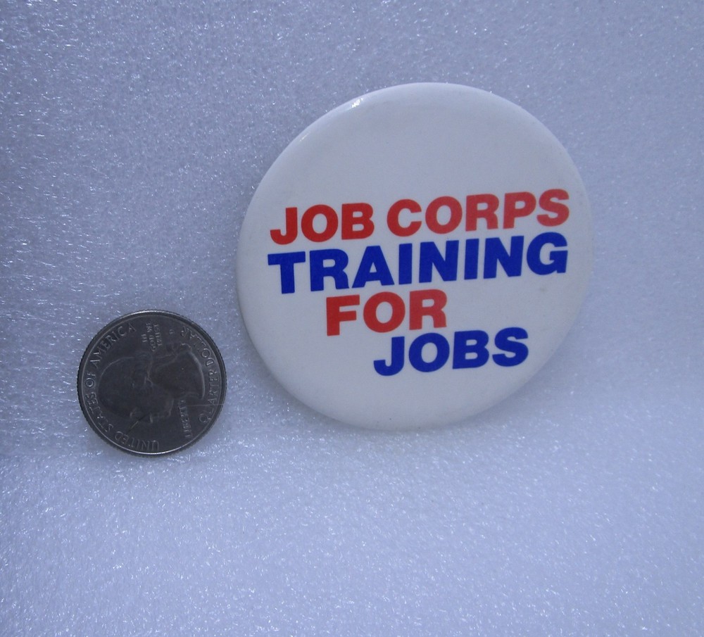 Job Corps Training For Jobs Button Pin