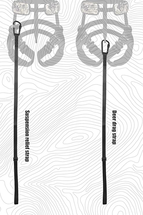UIIHUNT Tree Stand Harness – Adjustable, Comfortable Hunting Safety Harness