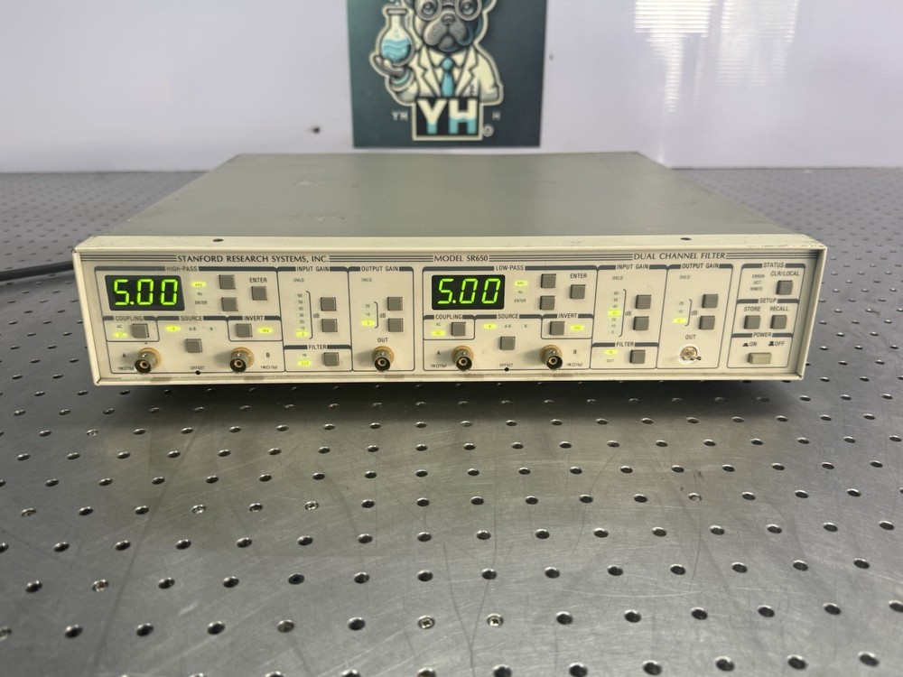 SRS SR650 Dual Channel Filter Powers On Tested AS-IS Read Desc