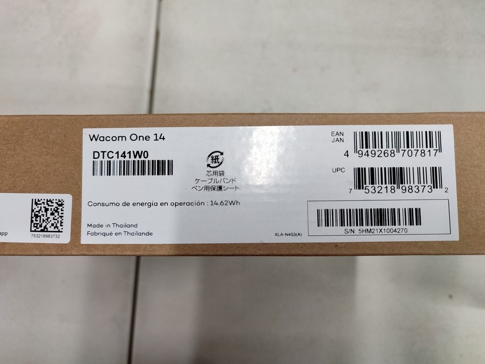 Wacom One 14 Drawing Tablet DTC141W0
