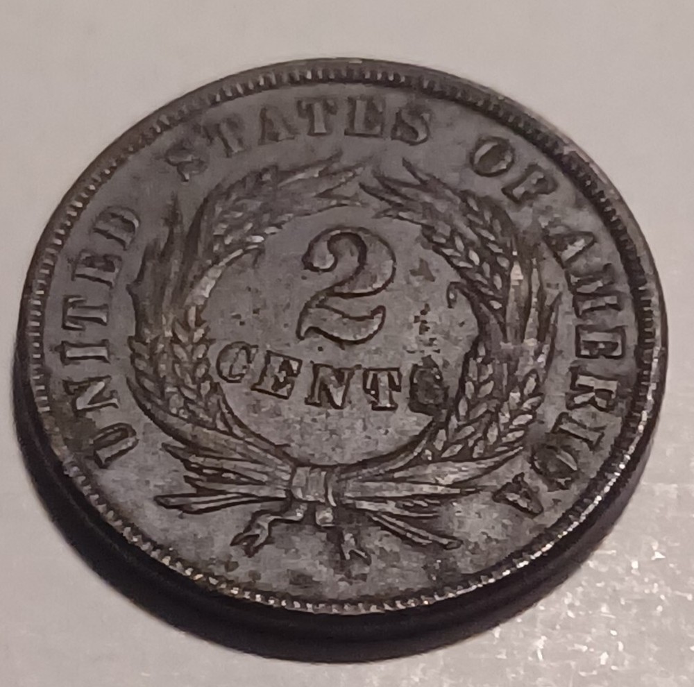 1864 Two Cent Piece 2c High Grade