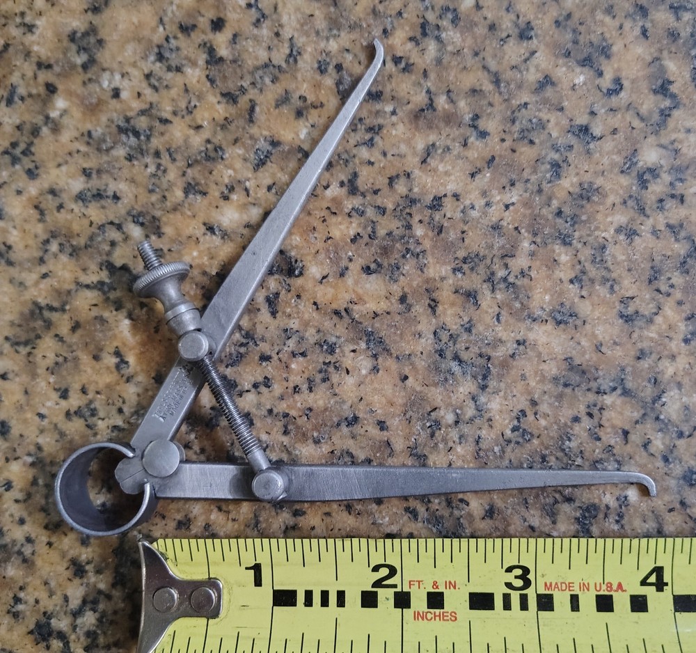 🗽VINTAGE STARRETT ID 4" CALIPER