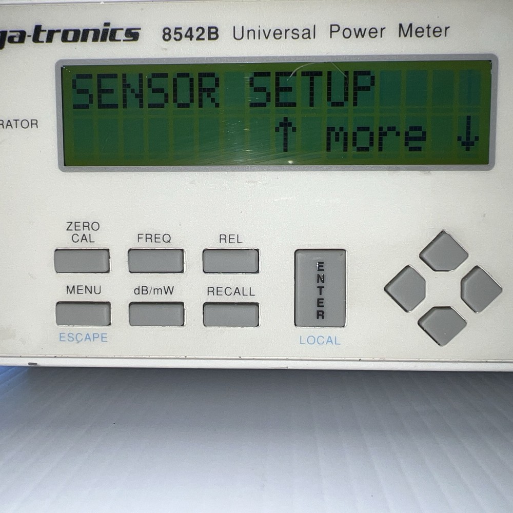 GIGATRONICS 8542B UNIVERSAL RF POWER METER - Version 3.27 Options 02/04