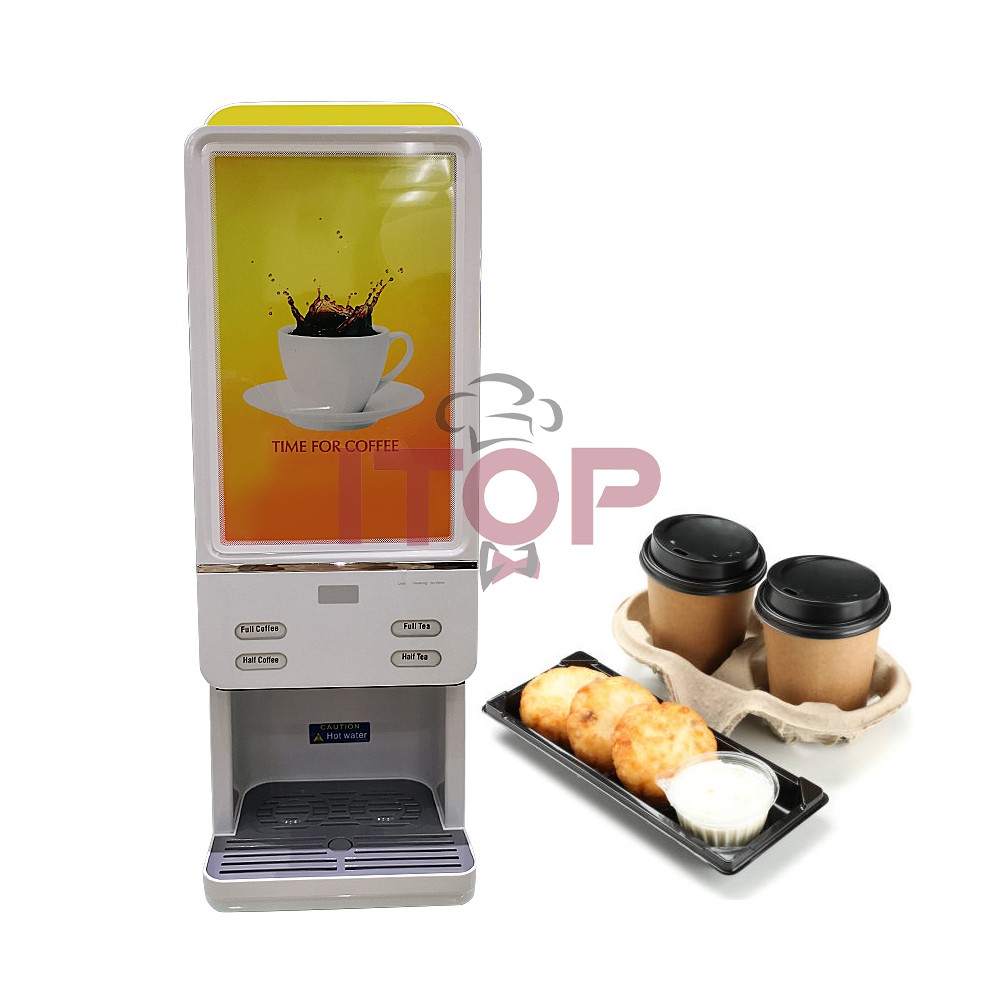 Instant Coffee Machine Automatic Espresso Maker Hot Drink Dispenser 110-240V