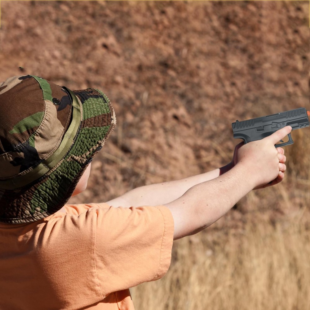 Dreamplay Shell Ejecting Toy Gun VP9 Realistic Automatic Pull Back Action