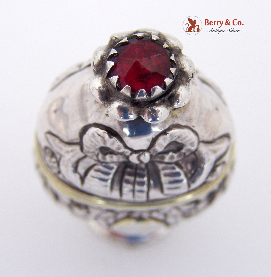 18th Century Spice Box Continental 800 Silver 1796