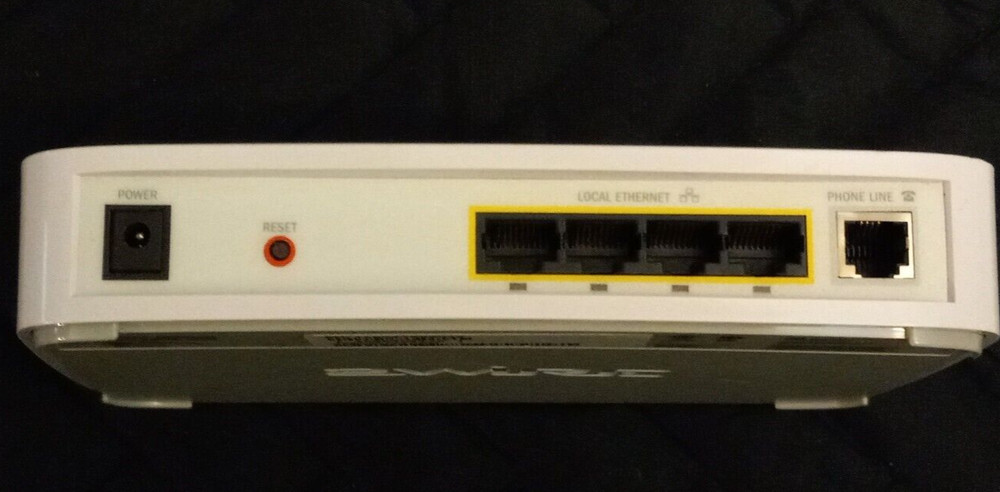 White ATT 2WIRE Modem Untested Modem Only