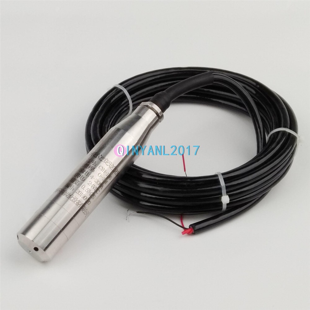 4-20MA 1.0m Range Water Level Transmitter Liquid Level Transducer Sensor