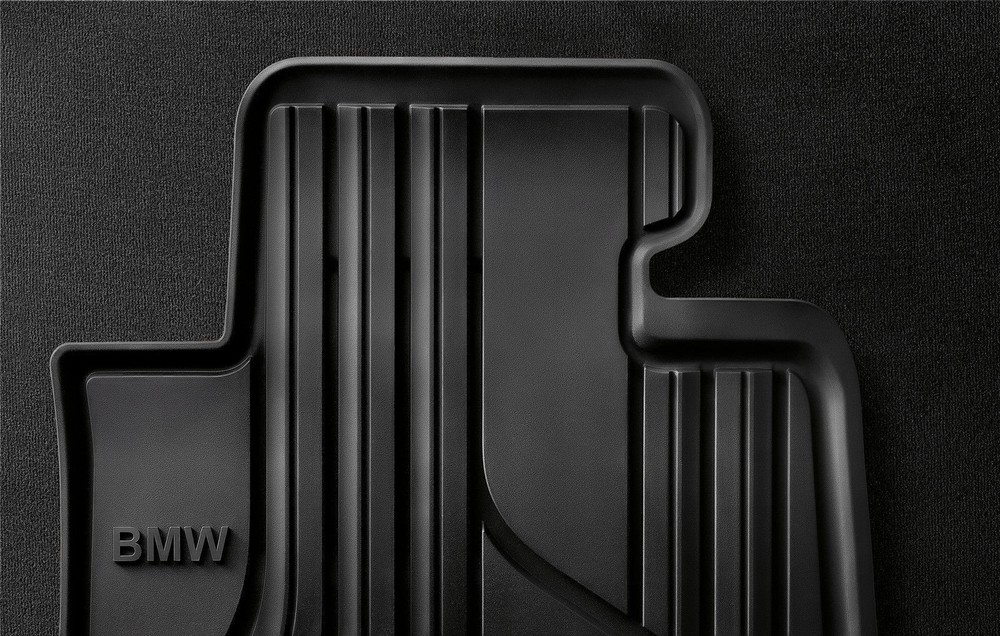 BMW 4 SERIES CONVERTIBLE BASIC BLACK ALL WEATHER MATS 4 PIECE SET