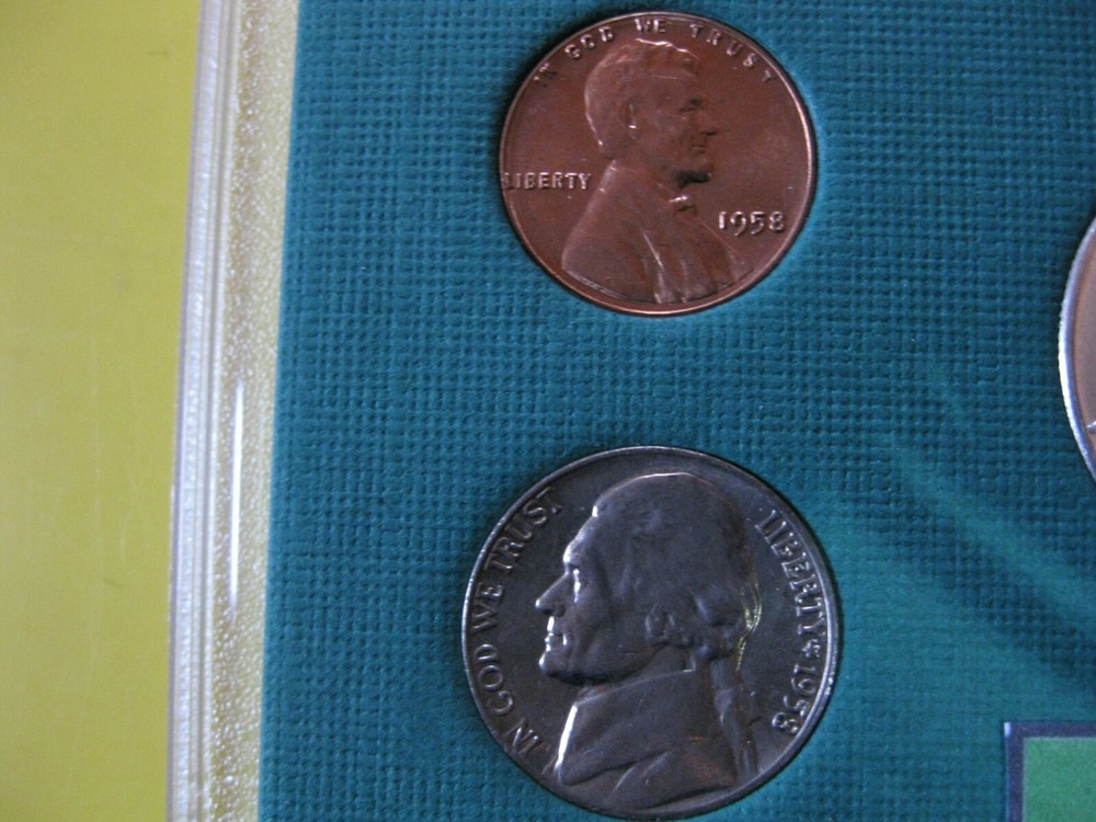 1958 P US Mint Set Brilliant Uncirculated!