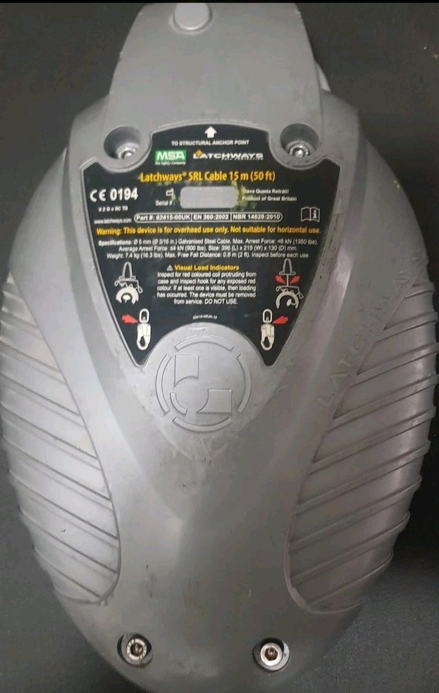 Self Retracting Lifeline (15m)