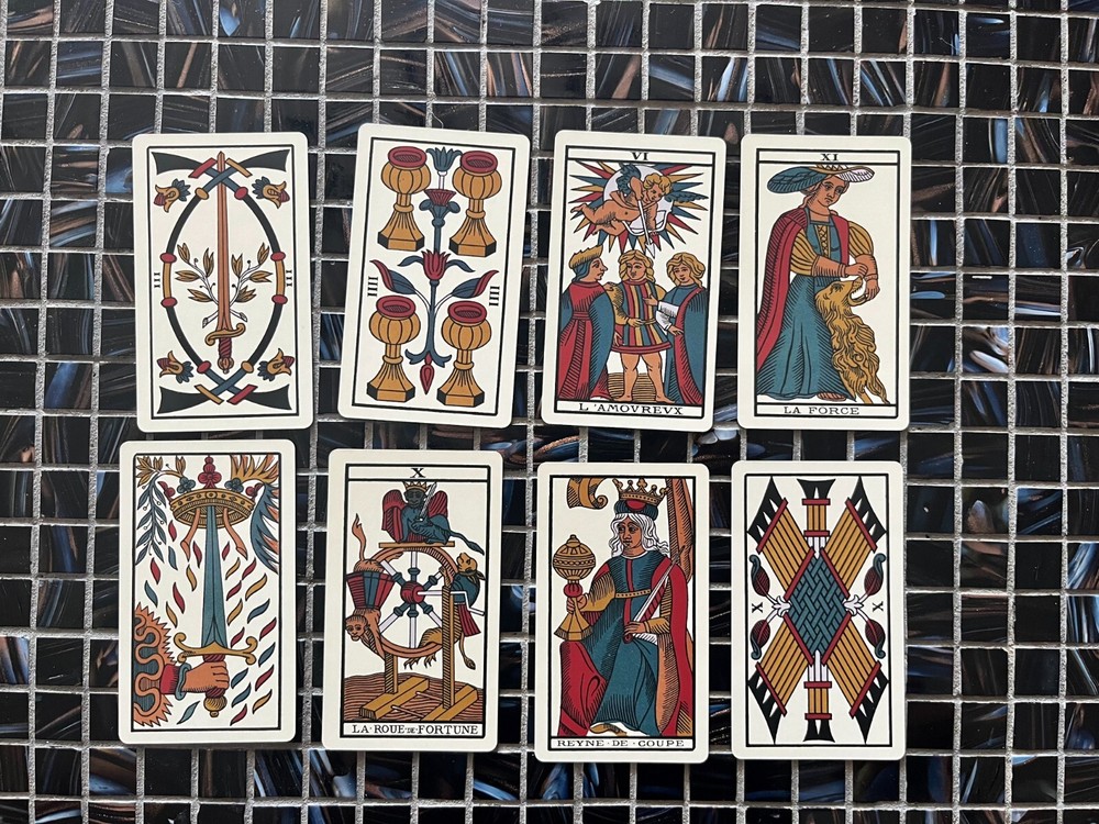 1930 Tarot de Marseille & Guide, facsimile, first printed c.1930 by B.P Grimaud 
