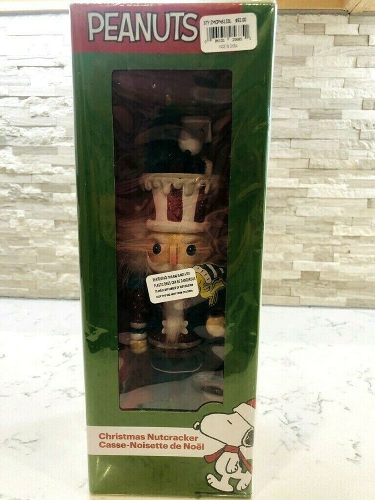 Kurt Adler Peanuts Snoopy Hollywood Nutcracker 12" NIB