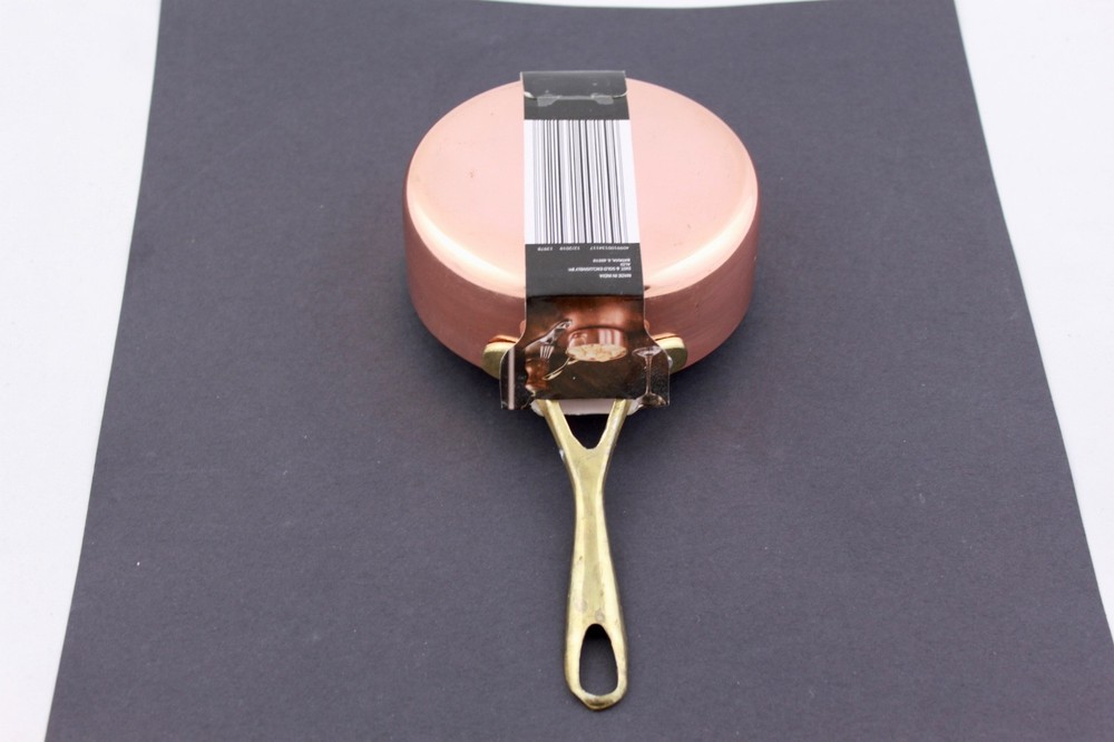 CROFTON COPPER 4.5" MINI FRY PAN BRASS HANDLE