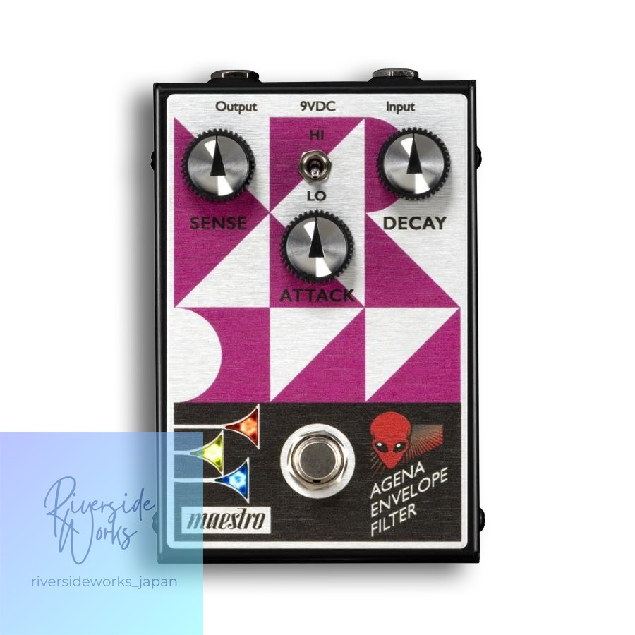 Maestro Agena Envelope Filter Guitar Effect with 2 Patch Cables