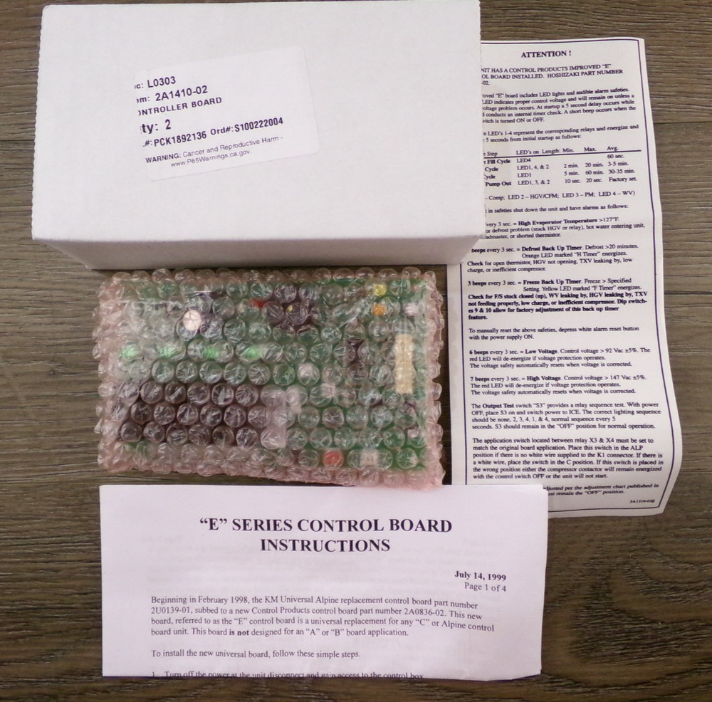 Hoshizaki Controller Board 2A1410-02 - Genuine OEM Replacement Part, New S7