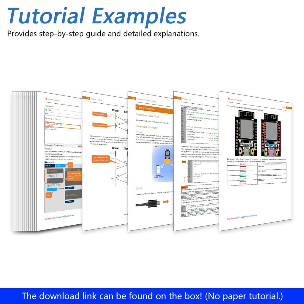 ESP8266 Development Board 2 Pack 32-bit 160 MHz Mini Microcontroller Onboard ...