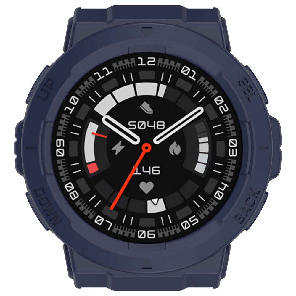 Armor Skeleton Protective Case Watch Case Watch for Amazfit Active Edge（A2212）