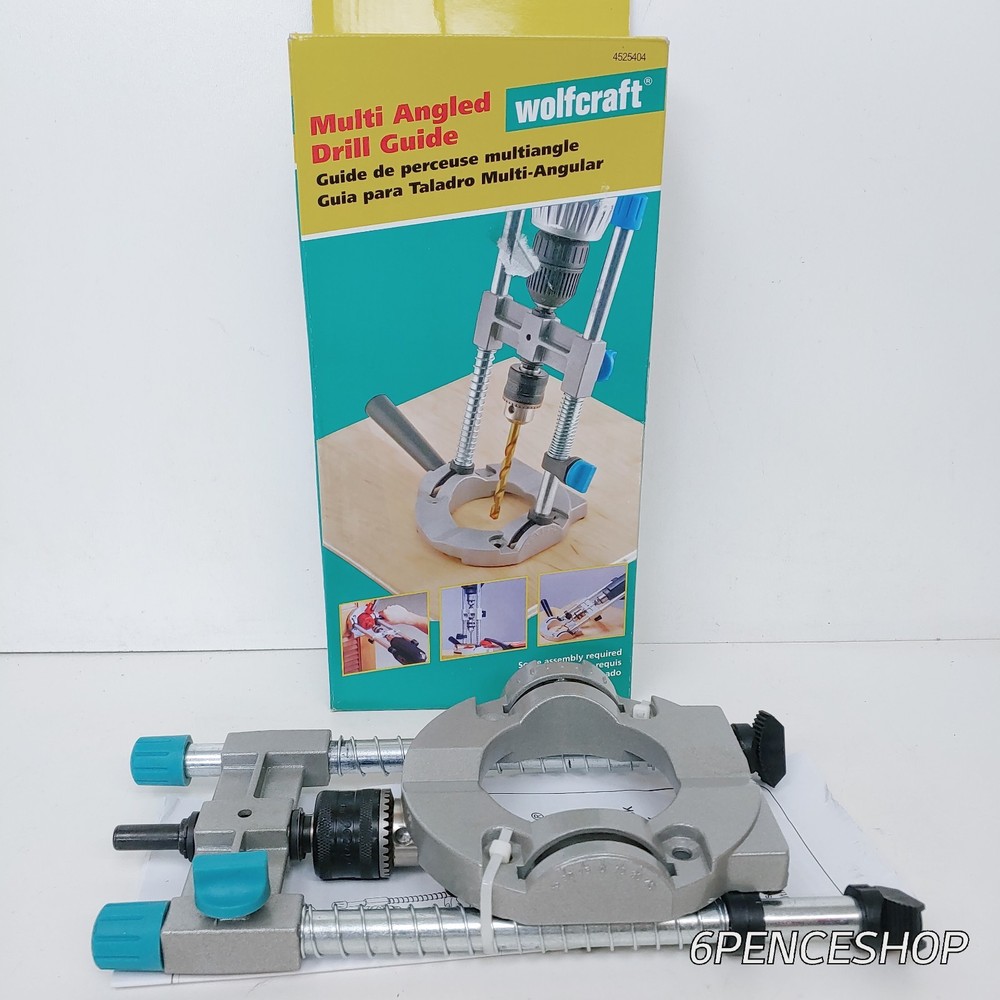 *Sealed in OB* Wolfcraft  Multi-Angled Drill Guide 4525404 Missing Handle