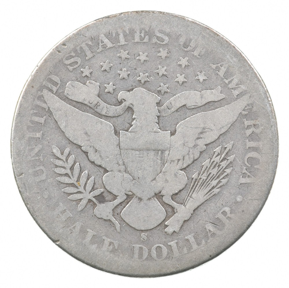 1897-S Barber Half Dollar *3859