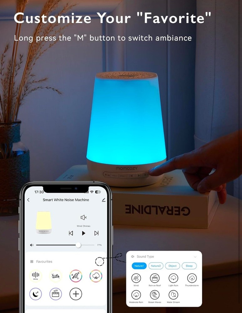 Brand New! Momcozy Smart White Noise Machine