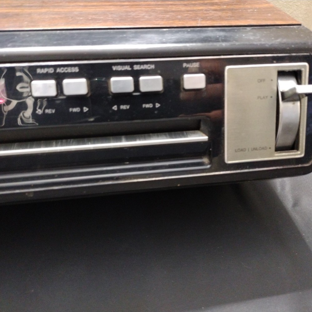 1081 RCA SelectaVision CED Video Disc Player - Model SFT 100 W - Unable to Test
