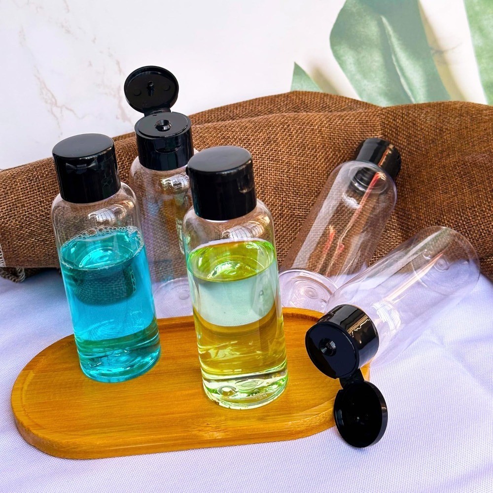 Travel Size Bottles 5 Pack 3.4 oz TSA Approved Leak Proof Empty Refillable