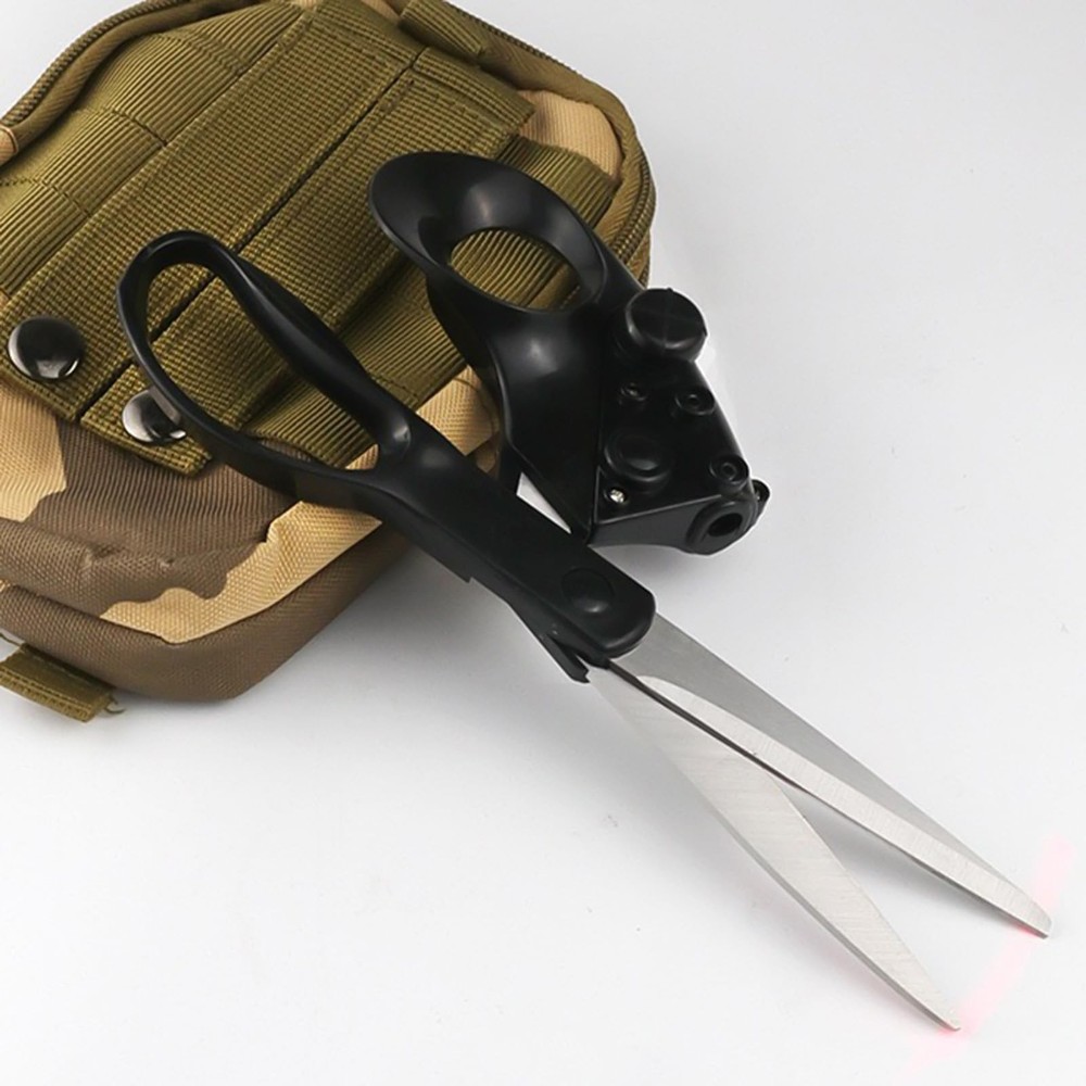 Professional Laser Guided Scissors, Cuts Straight Fast Guide Light Scissor, M...
