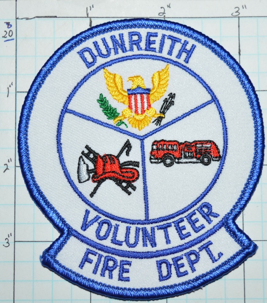 INDIANA, DUNREITH VOLUNTEER FIRE DEPT PATCH
