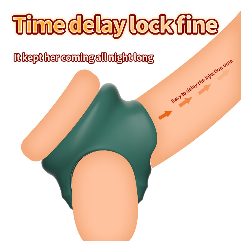 Silicone Ball Scrotum Stretcher Enhancer Squeeze Testicle Ring-Delay-Ejaculation