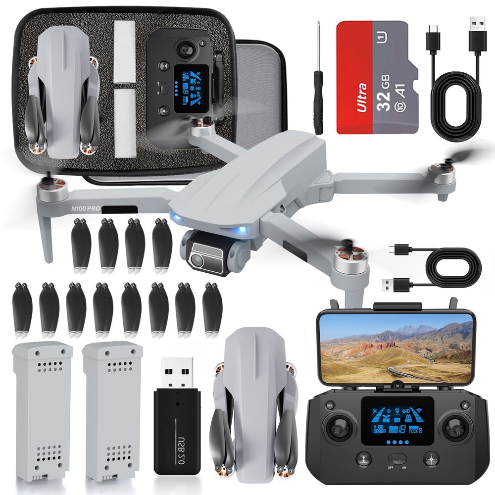 4K Classic Drone 5G WiFi Foldable 2×25 Mins Flight Beginner-Friendly Quadcopter