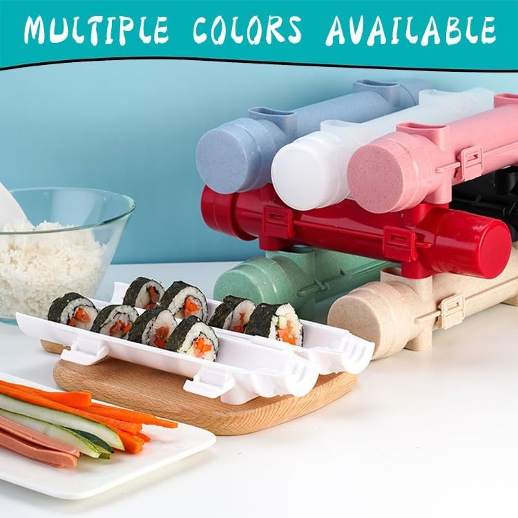 Sushi Making Kit, 22 in 1 Roller Maker Kit with Medium, Green