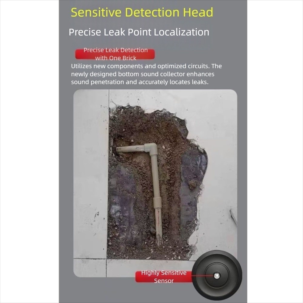 Compact Multi-functional Sound Detector Various Construction Pipe