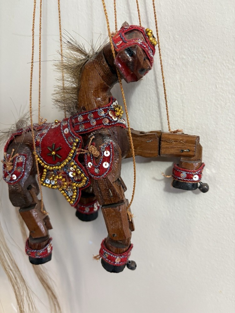 Marionette Horse from Peru Handmade