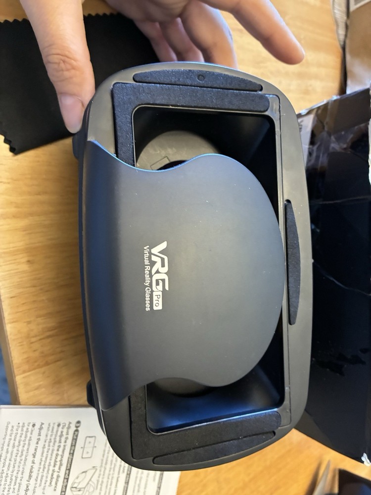 VR Headset with Controller Adjustable 3D VR Glasses Virtual Reality Headset