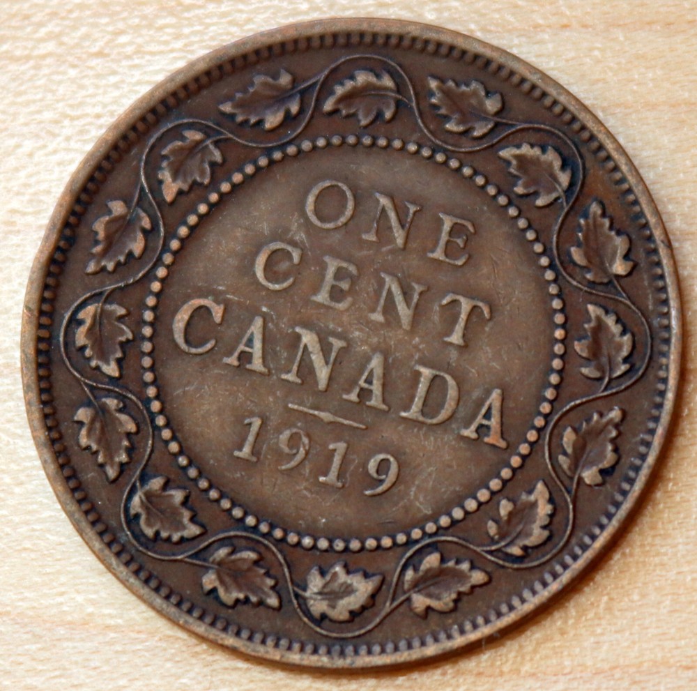 1919 Canada 1 Cent