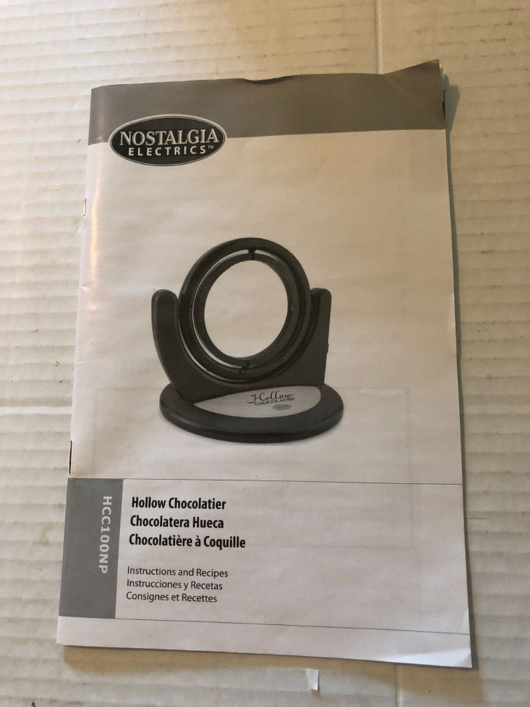 NOSTALGIA ROTATING HOLLOW CHOCOLATE MAKER