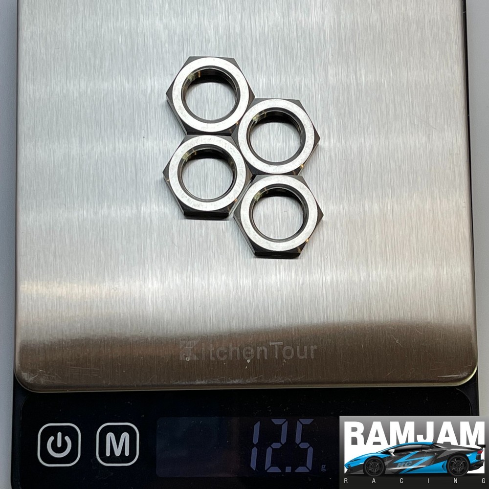 Hobao VTE2 Titanium Wheel Nuts 17mm