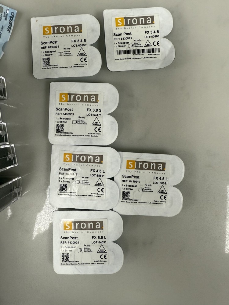 Frialit/Xive CEREC Scan Post Ti Base Bundle 17 pieces
