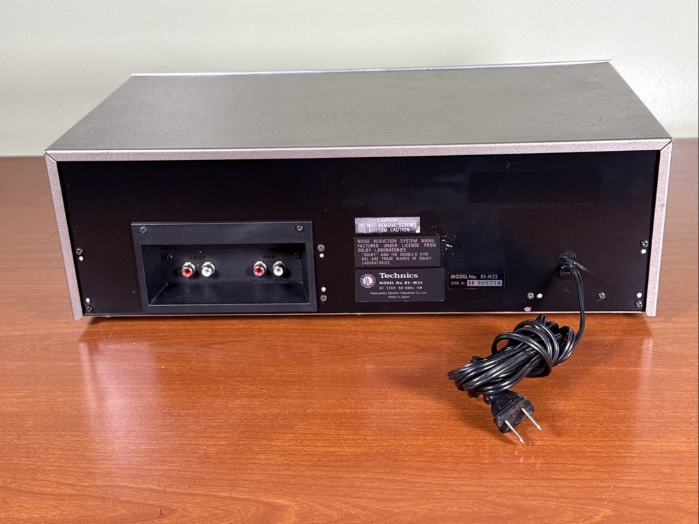 Vintage Technics RS-M22 Stereo Cassette Deck