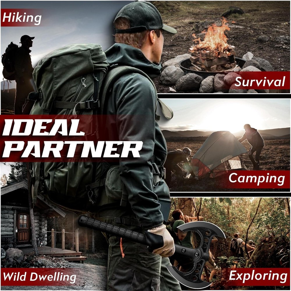 Freelander Professional Throwing Axe Set – 2-Pack 16" Throwing Hatchet Set wit