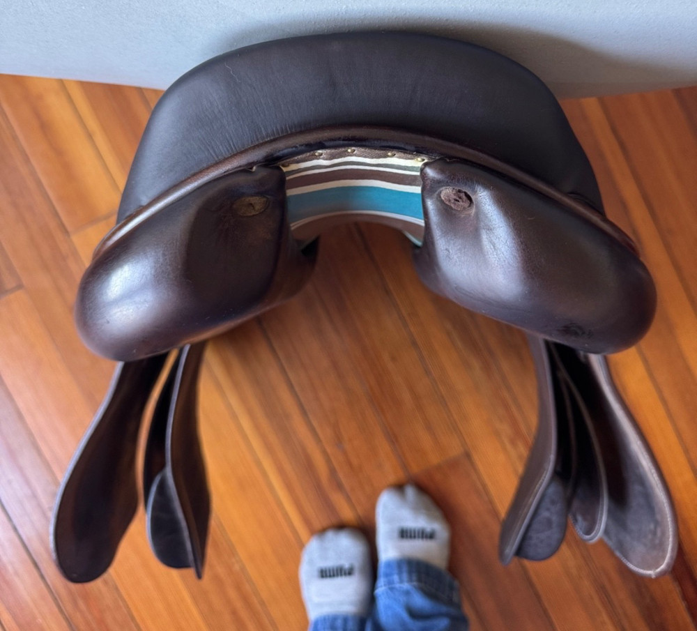 17.5" Voltaire Palm Beach PRO Saddle - 2AA Flaps - Grain / Buffalo