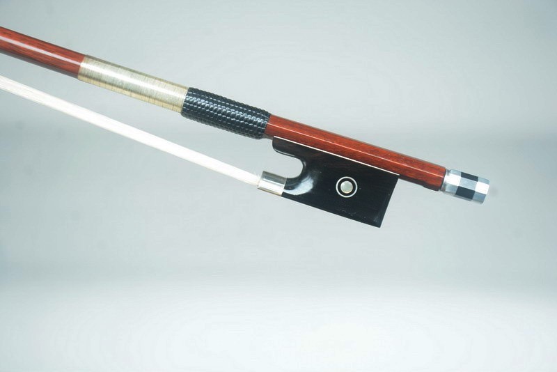 Master Piece!A Pernambuco Violin 4/4 Bow,silver mounted!Unique forg!Professional