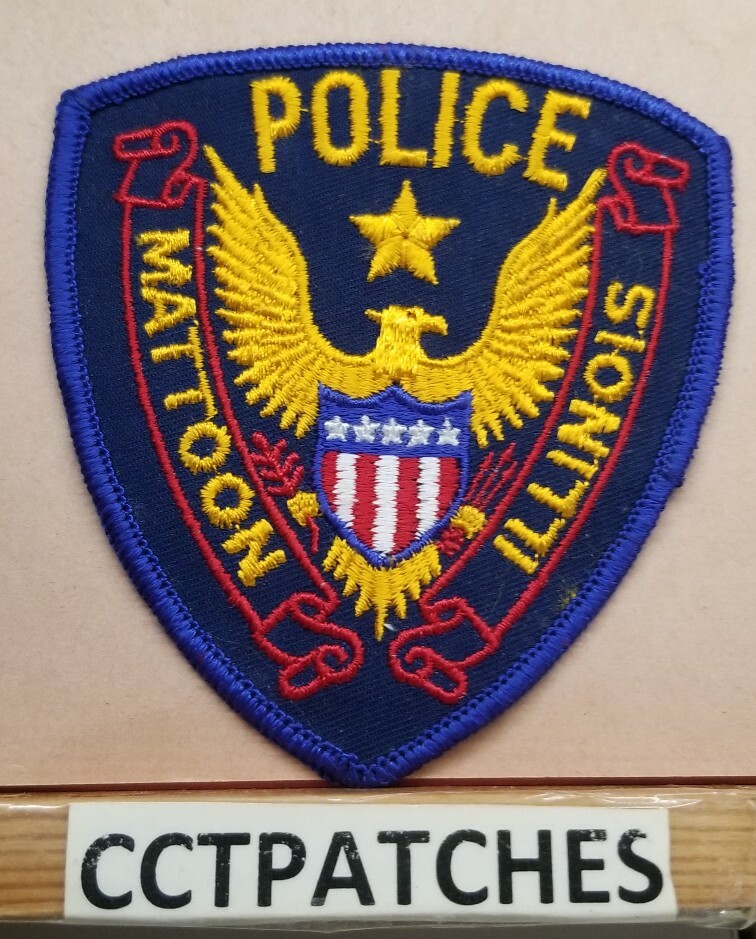 MATTOON, ILLINOIS POLICE SHOULDER PATCH IL