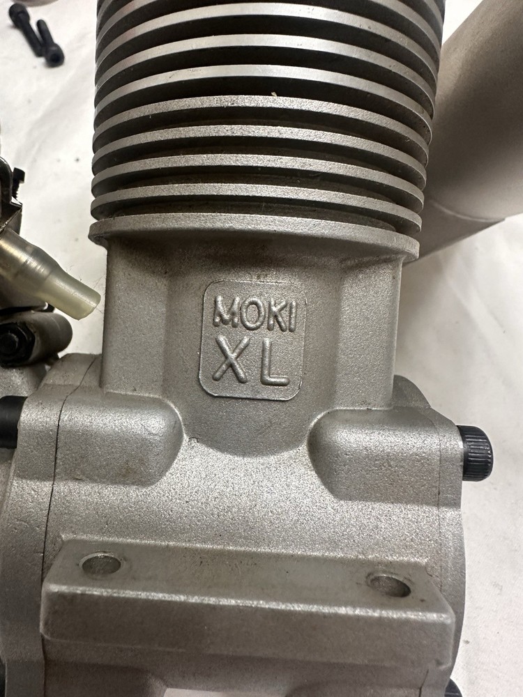 Moki M 210 RC Airplane Engine with exhaust