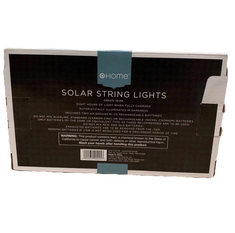 Target Home String Lights 14 Ft Solar Outdoor